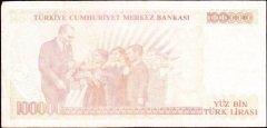 7.Emisyon 3.Tertip 100000 Lira I60 166174 Çok Temiz