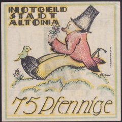 ALMANYA 75 PFENNİG NOTGELD 1921 ÇİL