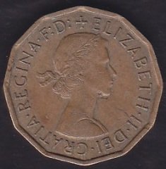 İngiltere 3 Pence 1962