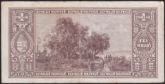 Macaristan 1000000 Pengo 1946 Çok Temiz