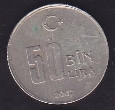 2002 Yılı 50.000 Lira