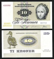 Danimarka 10 Kroner 1972 Çil Pick 48g