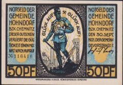 Almanya 50 Pfennig Notgeld 1921 Çil