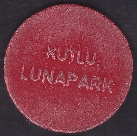 Kutlu Lunapark Jetonu Kırmızı