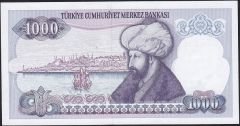 7.Emisyon 2.Tertip 1000 Lira G03 003895 Çil