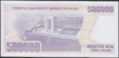 7.Emisyon 4.Tertip 500000 Lira J67 118808 Çil