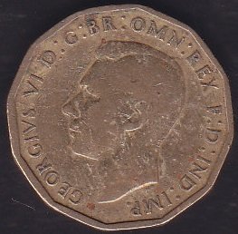 İngiltere 3 Pence 1943