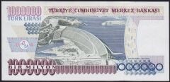 7.Emisyon 2.Tertip 1000000 Lira J18 725398 Çil