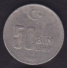2002 Yılı 50.000 Lira