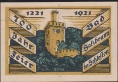 Almanya 50 Pfennig Notgeld 1921 Çil