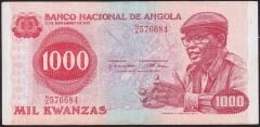 Angola 1000 Kwanzas 1979 Ççt Çilaltı Pick 117