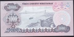 6.Emisyon 3.Tertip 1000 Lira F13 085412 Çilaltı Çil