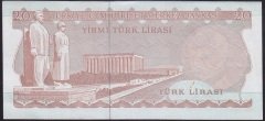 6.EMİSYON 3.TERTİP 20 LİRA F87 857928 ÇÇT +