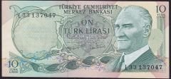 6.Emisyon 2.Tertip 10 Lira L33 137047 Çilaltı Çil