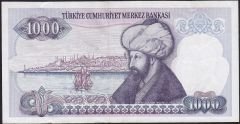 7.Emisyon 2.Tertip 1000 Lira F86 250213 Çok Temiz+