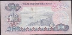 6.EMİSYON 2.TERTİP 1000 LİRA C72 137021 ÇOK TEMİZ +