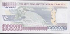 7.Emisyon 3.Tertip 1 000 000 Lira U02 482898 Çilaltı Çil
