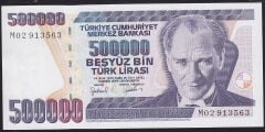 7.Emisyon 4.Tertip 500000 Lira M02 913563 Çilaltı Çil