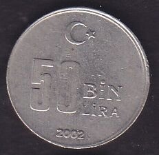 2002 Yılı 50.000 Lira