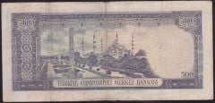 5.Emisyon 4.Tertip 500 Lira S28 032834 Çok Temiz