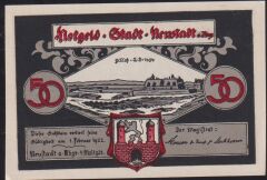 Almanya 50 Pfennig Notgeld 1921 Çil