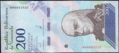 Venezuela 200 Bolivares 2018 Çil Pick107b