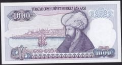 7.Emisyon 2.Tertip 1000 Lira F75 13 14 15 Çil Merdiven