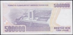 7.Emisyon 4.Tertip 500.000 Lira J61 881087 Çilaltı Çil