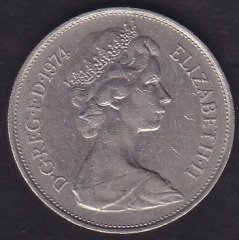 İngiltere 10 Pence 1974