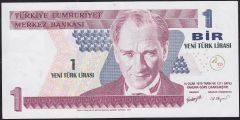 8.Emisyon 1 YTL A54 485869 Çok Çok Temiz+