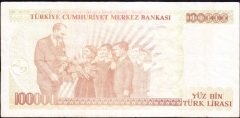 7.Emisyon 3.Tertip 100000 Lira I33 970463 Çok Temiz