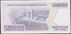 7.Emisyon 4.Tertip 500000 Lira J54 377536 Çilaltı