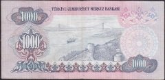 6.EMİSYON 2.TERTİP 1000 LİRA C70 321245 ÇOK ÇOK TEMİZ