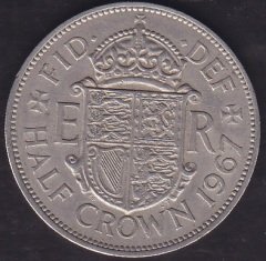 İngiltere Half Crown 1967