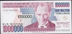7.Emisyon 3.Tertip 1 000 000 Lira S25 550018 Çilaltı Çil