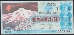 1981 19 Şubat Tam Bilet - T Serisi