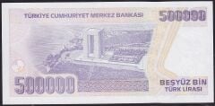 7.Emisyon 4.Tertip 500000 Lira M02 913565 Çilaltı Çil