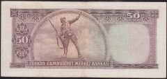 5.Emisyon 5.Tertip 50 Lira D20 067085 Çok Temiz+