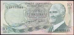 6.Emisyon 2.Tertip 10 Lira L18 033111 Çilaltı