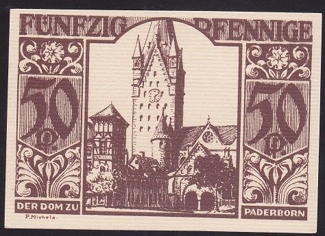 ALMANYA 50 PFENNİG NOTGELD 1921 ÇİL