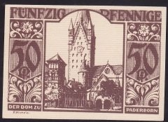 ALMANYA 50 PFENNİG NOTGELD 1921 ÇİL