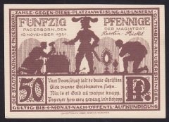 ALMANYA 50 PFENNİG NOTGELD 1921 ÇİL