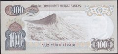 6.Emisyon 2.Tertip 100 Lira G45 456468 Çok Çok Temiz + (hafif kayık baskı)