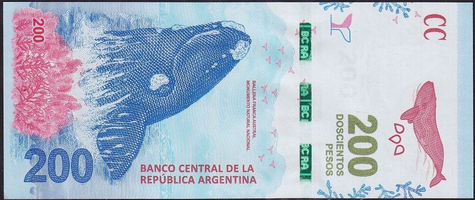 Arjantin 200 Pesos 2016 - 2018 Çil Pick 364a