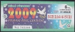 2008 31 ARALIK ÇEYREK BİLET G SERİSİ