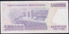 7.Emisyon 4.Tertip 500000 Lira L39 487273 Çok Temiz+