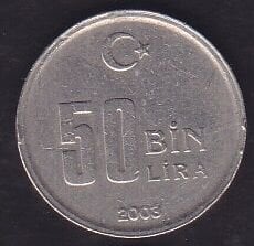 2003 Yılı 50.000 Lira