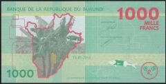 Burundi 1000 Frank 2015 Çil Pick 51 ( 5555 )