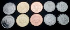 Lübnan Madeni Para Seti 5 adet Çil ( 2006 - 2017  )
