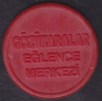 Gözükaralar Lunapark Jetonu Kırmızı